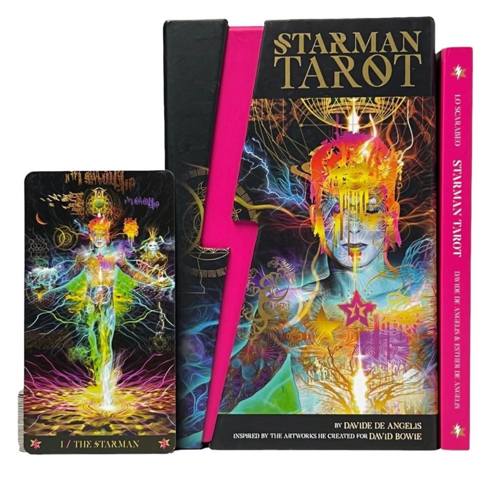 David Bowie Starman Tarot Deck Set with Guidebook and original box set
